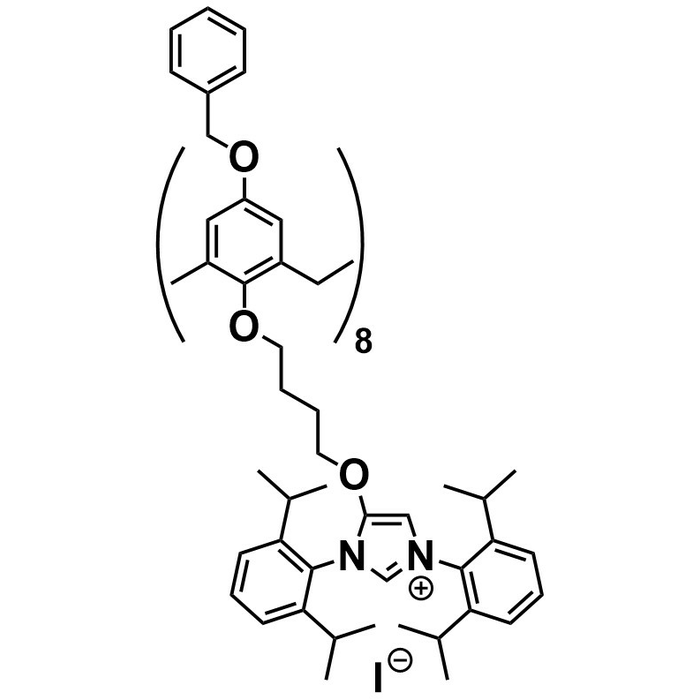 Bz-calix[8]-C4-[bis(iPr2Ph)-imidazolium-I] - NOVELIG G2-CL05