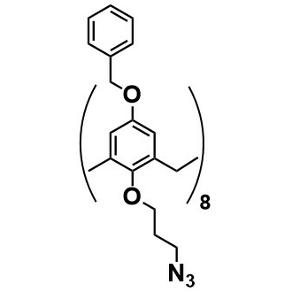 3-Azidopropyloxy-benzyloxycalix[8]arene (flexible) – FC803