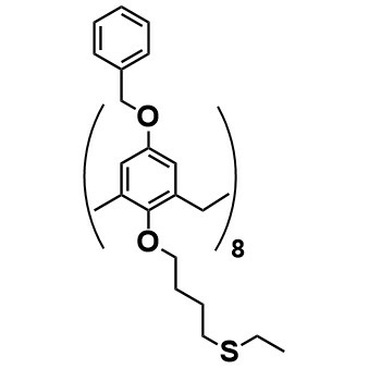 4-(Ethylthio)butyloxy-benzyloxycalix[8]arene (flexible) – FC807