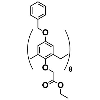 2-Carbethoxymethyloxy-benzyloxycalix[8]arene (flexible) – FC811