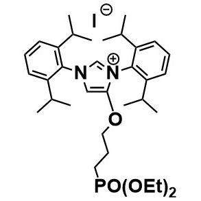 4-(3-Diethoxyphosphoryl-propyloxy)-bis(iPr2Ph)-imidazolium-I – L07