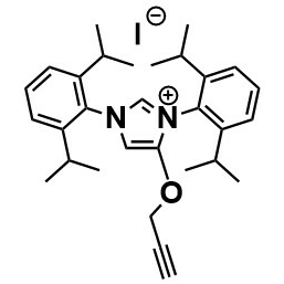 4-(Prop-2-ynyloxy)-bis(iPr2Ph)-imidazolium-I - L09