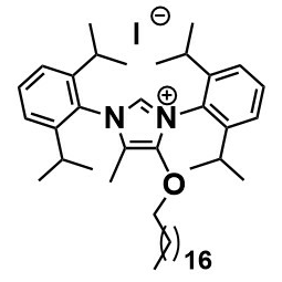4-(Octadecyloxy)-5-methyl-bis(iPr2Ph)-imidazolium-I - L13