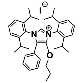 5-Phenyl-4-propyloxy-bis(iPr2Ph)-imidazolium-I - L15