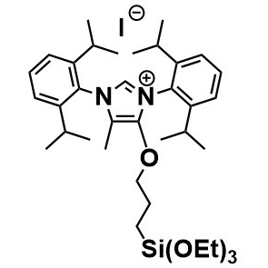 5-Methyl-4-(3-(triethoxysilyl)propoxy)-bis(iPr2Ph)-imidazolium-I – L17