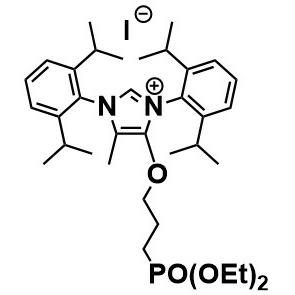 4-(3-Diethoxyphosphoryl-propyloxy)-5-methyl-bis(iPr2Ph)-imidazolium-I – L19